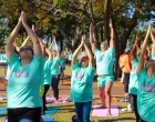 Festival promove bem-estar físico e mental com aulão de ioga