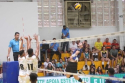 Apolo/Bonito X Calvoso Ponta Porã do Estadual sub-19 - voleibol da FVMS Ginásio adventista