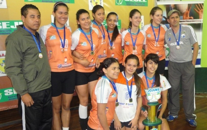  A equipe feminina de Ponta Porã garantiu vaga para o Brasileiro. 