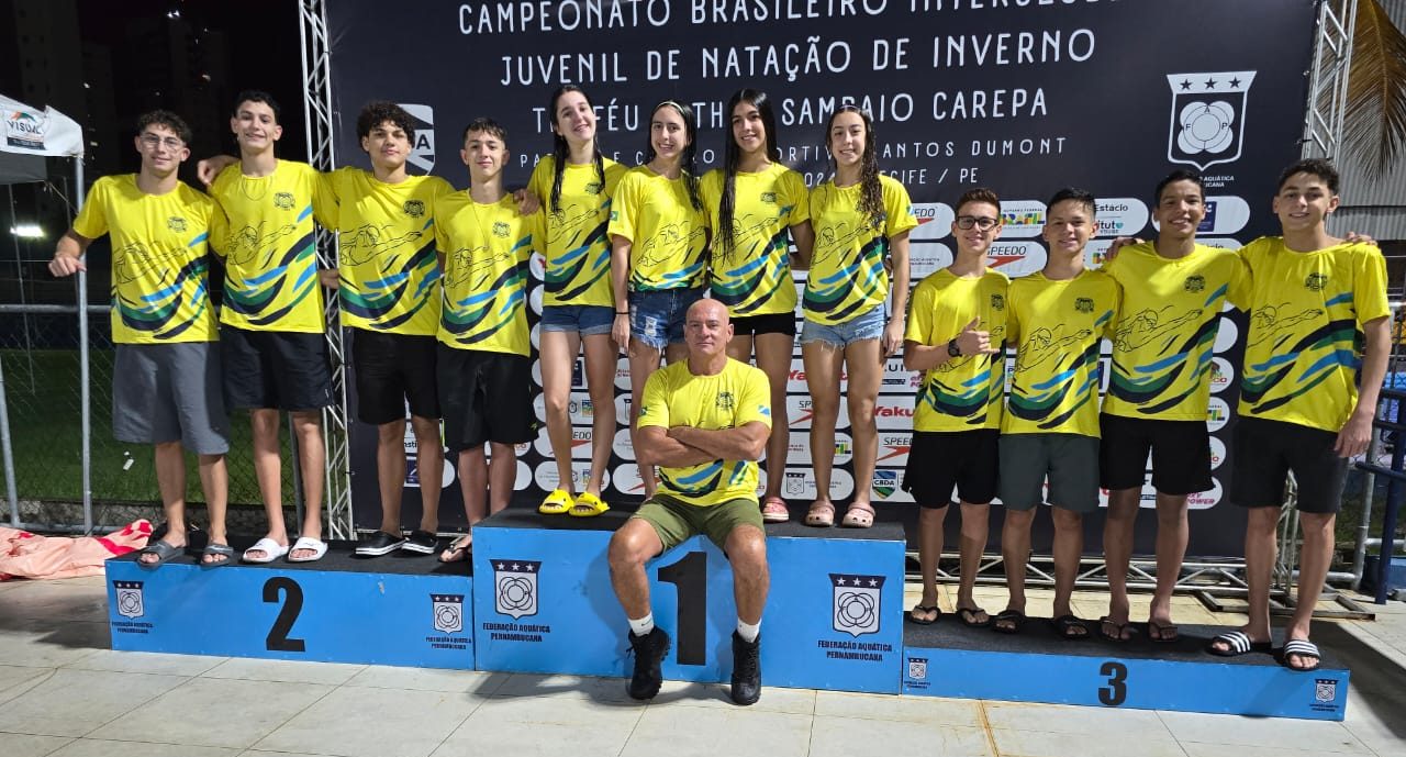 Atletas de MS participam do Campeonato Brasileiro Juvenil de Natação
