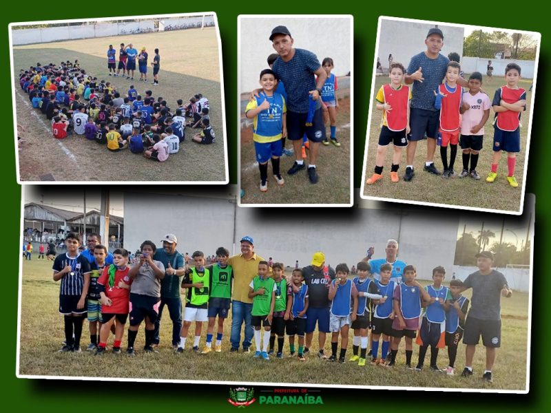 Aulão de Futebol no PTC reúne Escolinhas Municipais em Paranaíba